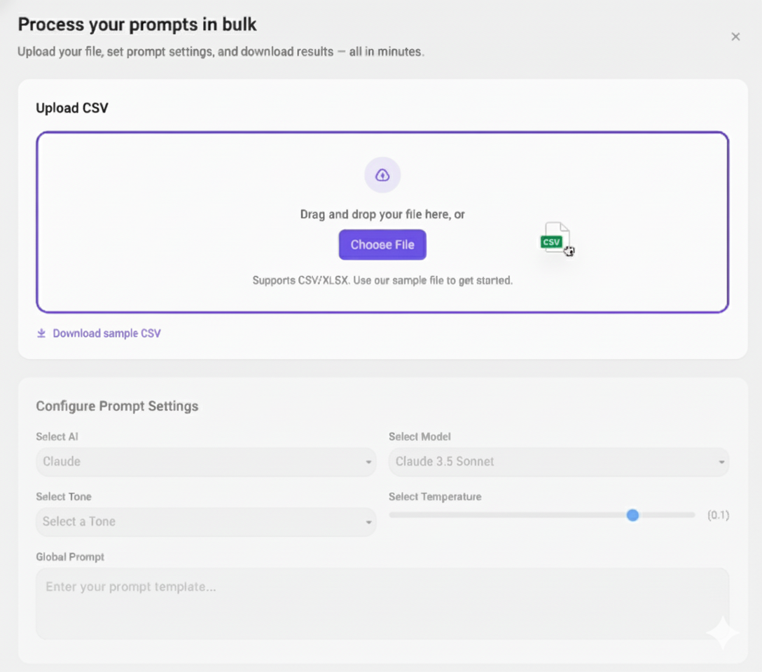 PromptBatch Interface